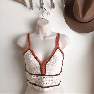 🦋Festival Crochet Vneck Top🦋